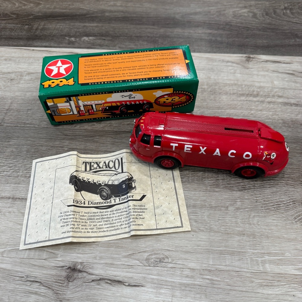 Ertl Texaco Die-Cast Bank 1934 DOODLE BUG Collector Series